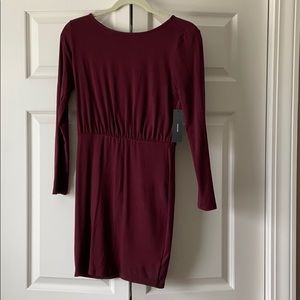 NWT Lulus Maroon Dress
